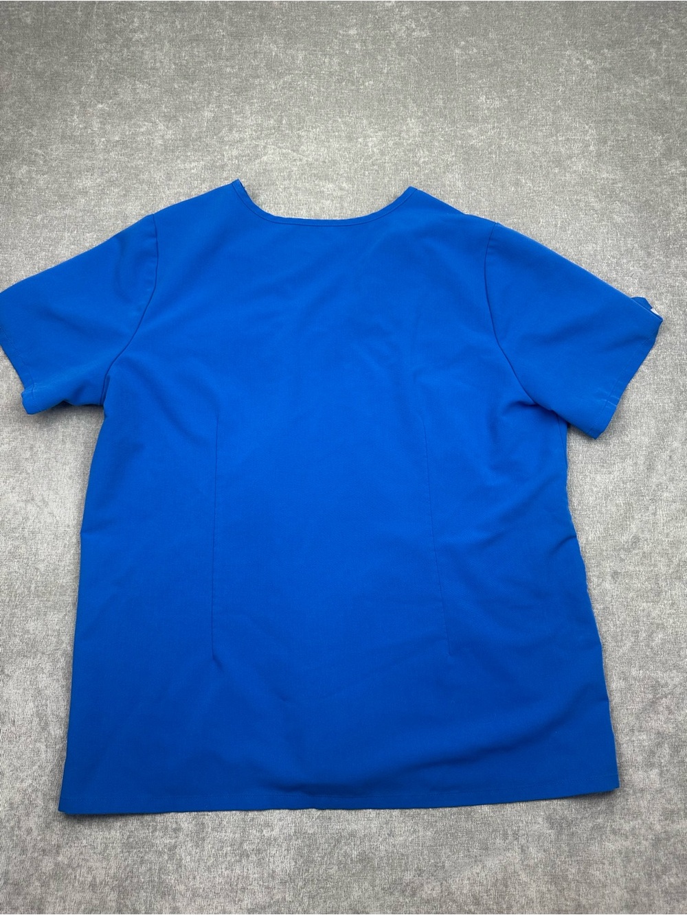 Figs Catarina One Pocket Scrub Top Womens Size XXL in royal blue - Picture 8 of 9